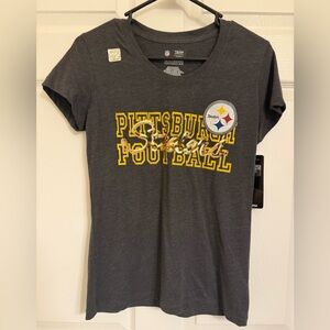 Pittsburgh Steelers Women’s Gray T-Shirt